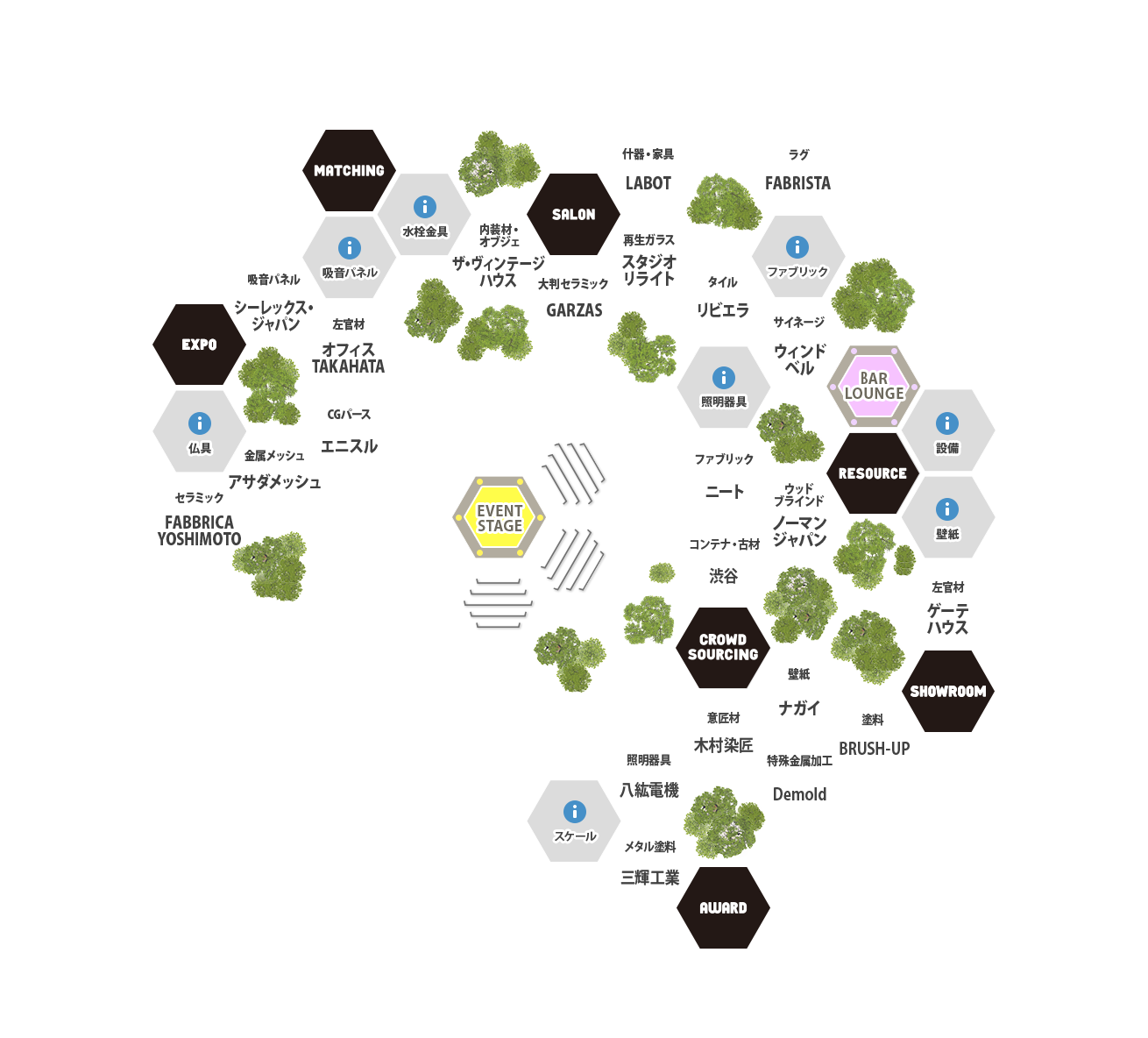 BAMBOO EXPO onweb map